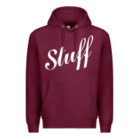 Burgundy stuff Premium Hoodie - Craftify