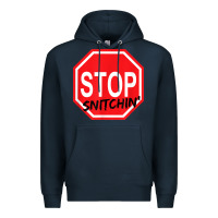 Navy stop snitching stop snitchin t shirt Premium Hoodie - Craftify
