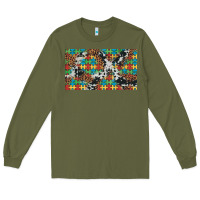 Army Green western autism  cup Long Sleeve Tee - Artiststas