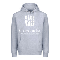 Heather Grey Concordia University, St. Paul, apparel Premium Hoodie - Craftify