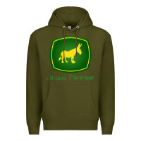 Army Green juan deere   the farmer   the gardener   the landscaper sweatshirt Premium Hoodie - Craftify