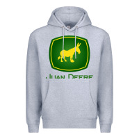 Heather Grey juan deere   the farmer   the gardener   the landscaper sweatshirt Premium Hoodie - Craftify