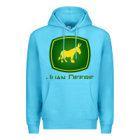 Ocean Blue juan deere   the farmer   the gardener   the landscaper sweatshirt Premium Hoodie - Craftify