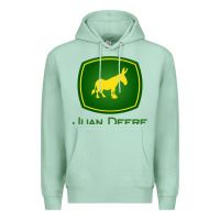 Seafoam juan deere   the farmer   the gardener   the landscaper sweatshirt Premium Hoodie - Craftify