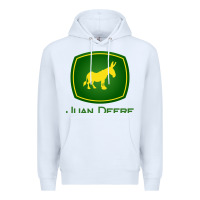 White juan deere   the farmer   the gardener   the landscaper sweatshirt Premium Hoodie - Craftify