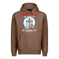 Chestnut fisher of men we catch  em he cleans  em matthew 4 19 Premium Hoodie - Craftify