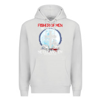Dove Grey fisher of men we catch  em he cleans  em matthew 4 19 Premium Hoodie - Craftify