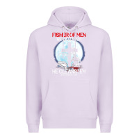 Lilac fisher of men we catch  em he cleans  em matthew 4 19 Premium Hoodie - Craftify