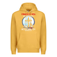 Mustard fisher of men we catch  em he cleans  em matthew 4 19 Premium Hoodie - Craftify