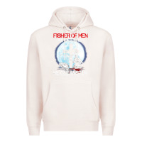 Pale Pink fisher of men we catch  em he cleans  em matthew 4 19 Premium Hoodie - Craftify