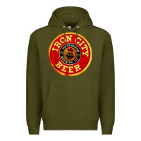 Army Green #beer irons city Premium Hoodie - Craftify