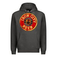 Charcoal Heather #beer irons city Premium Hoodie - Craftify