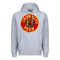 Heather Grey #beer irons city Premium Hoodie - Craftify