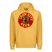 Mustard #beer irons city Premium Hoodie - Craftify