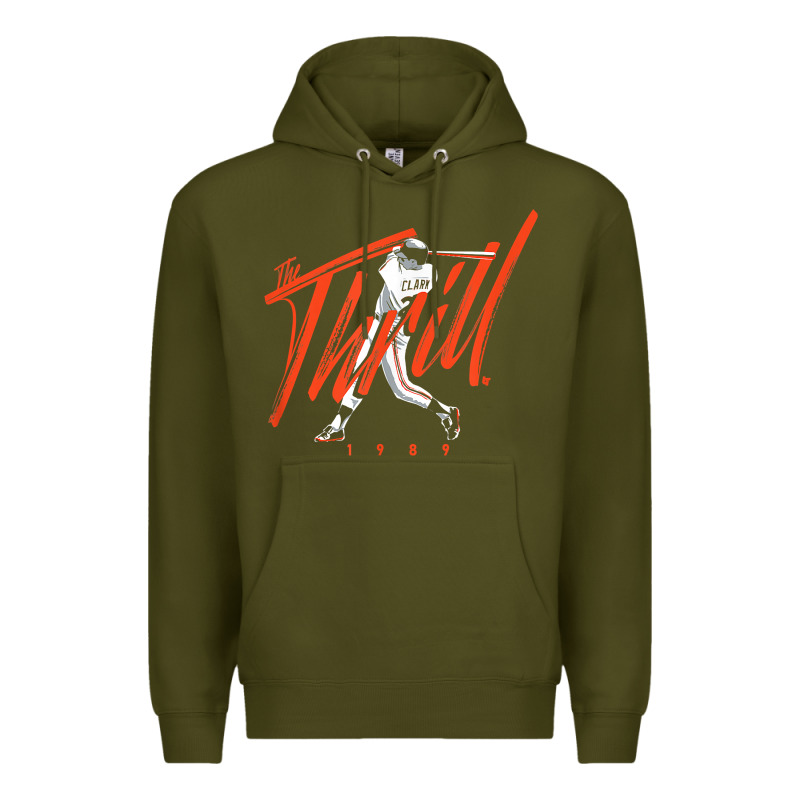 Will Clark   The Thrill   San Francisco Baseball T Shirt Premium Hoodie by Craftify | Teevron