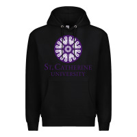 Black ST. CATHERINE UNIVERSITY Premium Hoodie - Craftify