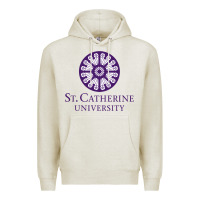 Oatmeal Heather ST. CATHERINE UNIVERSITY Premium Hoodie - Craftify