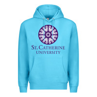 Ocean Blue ST. CATHERINE UNIVERSITY Premium Hoodie - Craftify