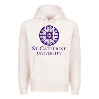 Pale Pink ST. CATHERINE UNIVERSITY Premium Hoodie - Craftify
