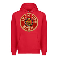 Red beer irons city pittsburgh beer lover t shirt Premium Hoodie - Craftify