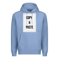 Colony Blue Copy Paste Premium Hoodie - Craftify