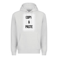 Dove Grey Copy Paste Premium Hoodie - Craftify