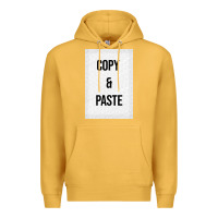 Mustard Copy Paste Premium Hoodie - Craftify