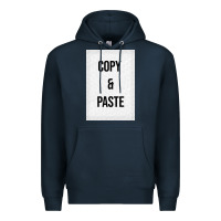 Navy Copy Paste Premium Hoodie - Craftify