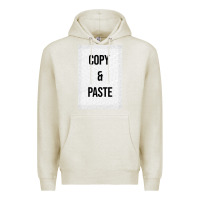 Oatmeal Heather Copy Paste Premium Hoodie - Craftify