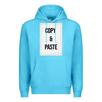 Ocean Blue Copy Paste Premium Hoodie - Craftify