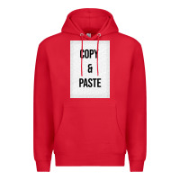 Red Copy Paste Premium Hoodie - Craftify