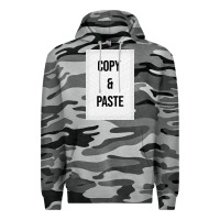 Slate Camo Copy Paste Premium Hoodie - Craftify