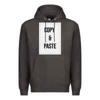 Smoke Copy Paste Premium Hoodie - Craftify