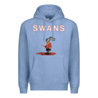 Colony Blue Swans Premium Hoodie - Craftify