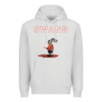 Dove Grey Swans Premium Hoodie - Craftify
