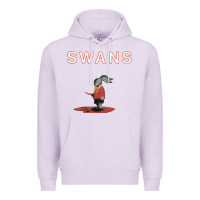 Lilac Swans Premium Hoodie - Craftify