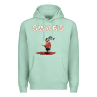 Seafoam Swans Premium Hoodie - Craftify