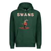 Sports Green Swans Premium Hoodie - Craftify