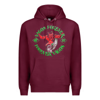 Burgundy Vagos MC Premium Hoodie - Craftify