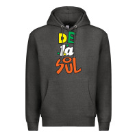 Charcoal Heather De La Soul Print Premium Hoodie - Craftify