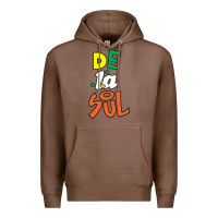 Chestnut De La Soul Print Premium Hoodie - Craftify
