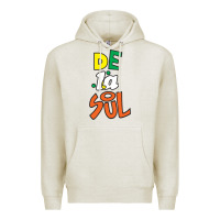 Oatmeal Heather De La Soul Print Premium Hoodie - Craftify