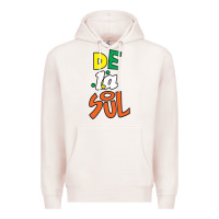 Pale Pink De La Soul Print Premium Hoodie - Craftify
