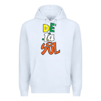 White De La Soul Print Premium Hoodie - Craftify