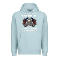 Blue Mist proud wife of an air force veteran military vet spouse gifts premium m Premium Hoodie - Craftify