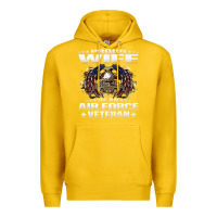 Lemon proud wife of an air force veteran military vet spouse gifts premium m Premium Hoodie - Craftify