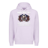Lilac proud wife of an air force veteran military vet spouse gifts premium m Premium Hoodie - Craftify