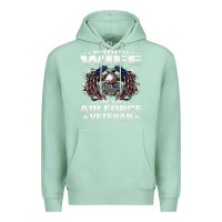 Seafoam proud wife of an air force veteran military vet spouse gifts premium m Premium Hoodie - Craftify