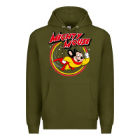 Army Green the mighty mouse Premium Hoodie - InspiraDesign