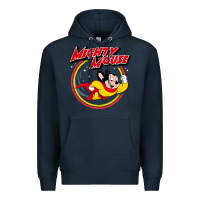 Navy the mighty mouse Premium Hoodie - InspiraDesign